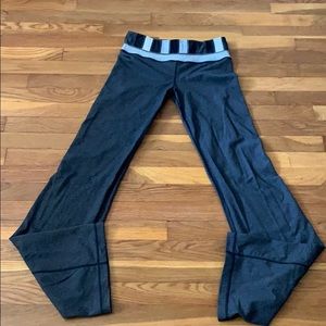 Lululemon gray flare pants